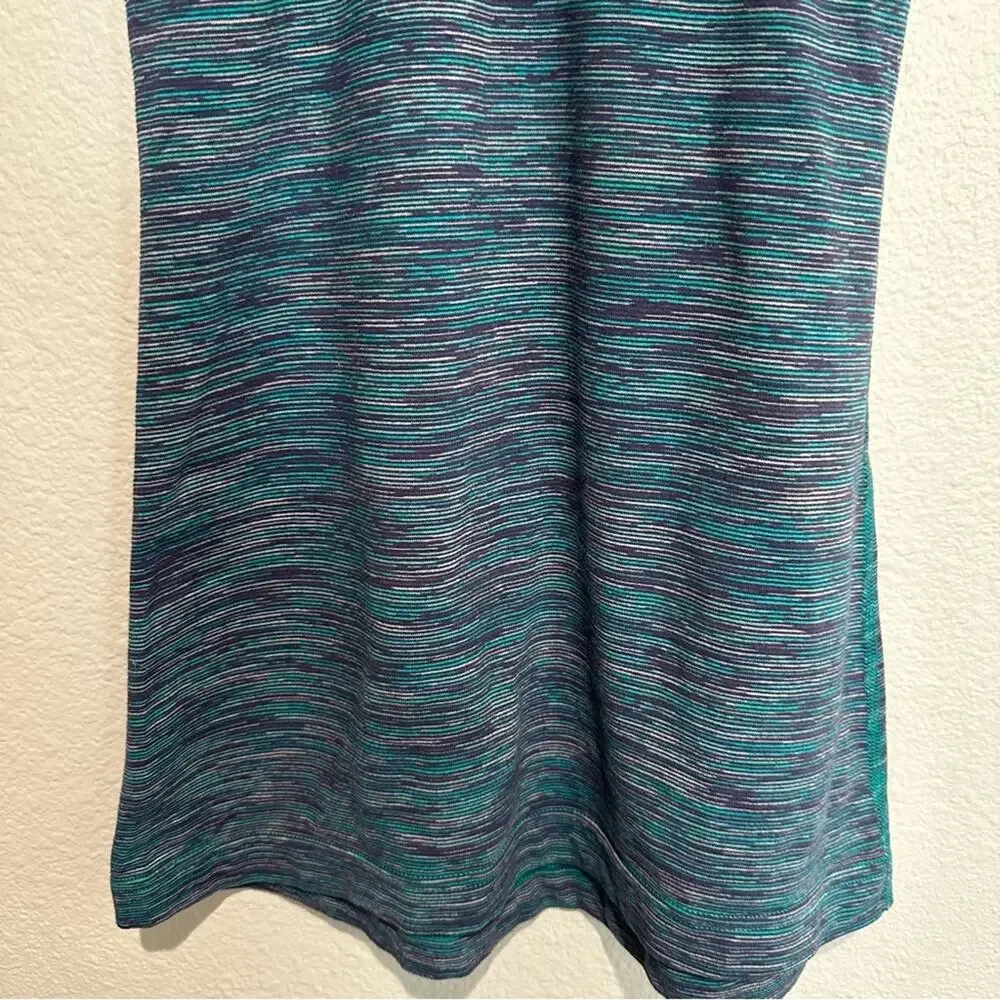 Lululemon Cool Racerback Tank SZ 2 Wee Are From Space Blue Tropics